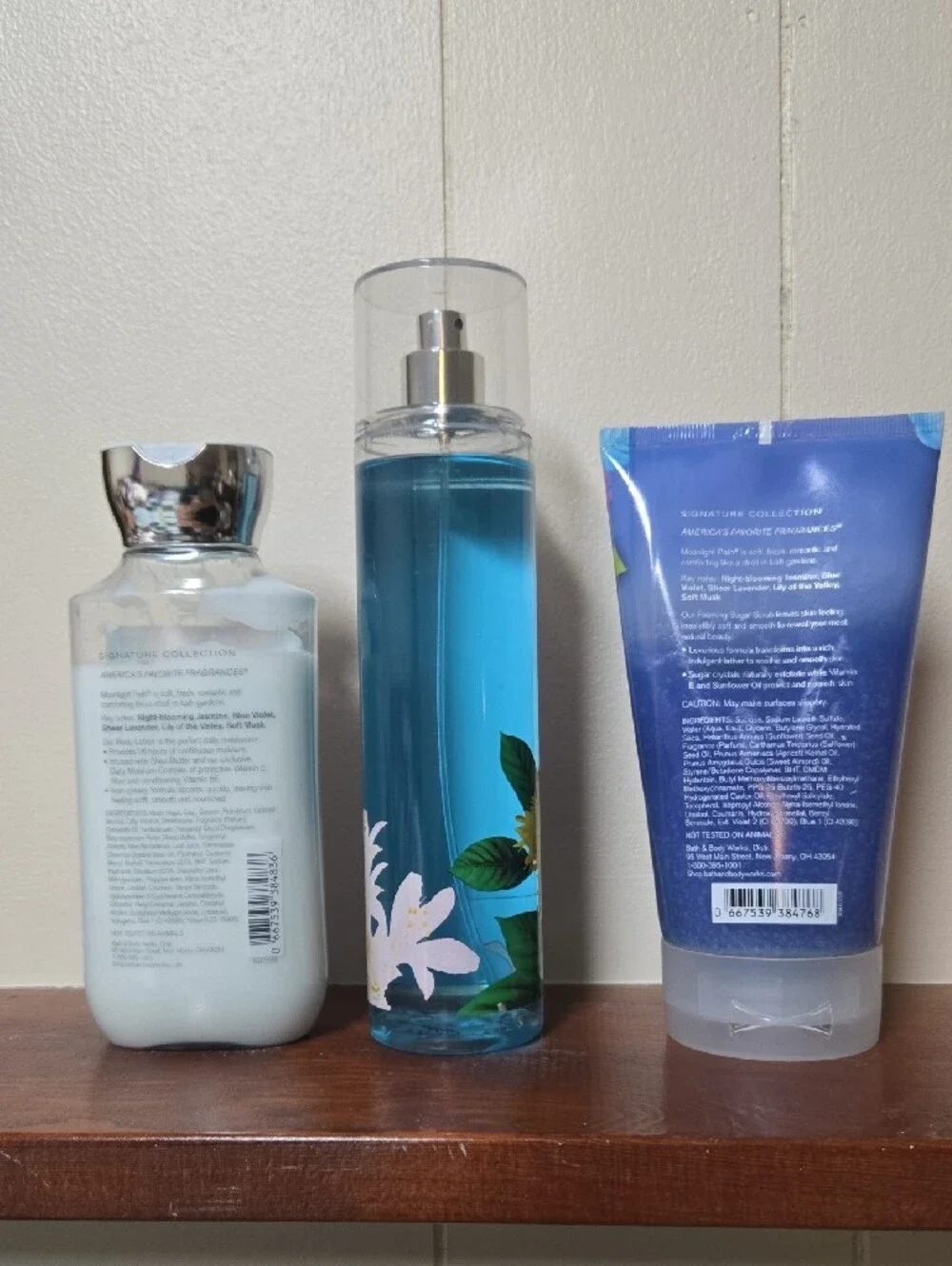 Bath & Body Works Moon Light Path Body Care Trio - Purple